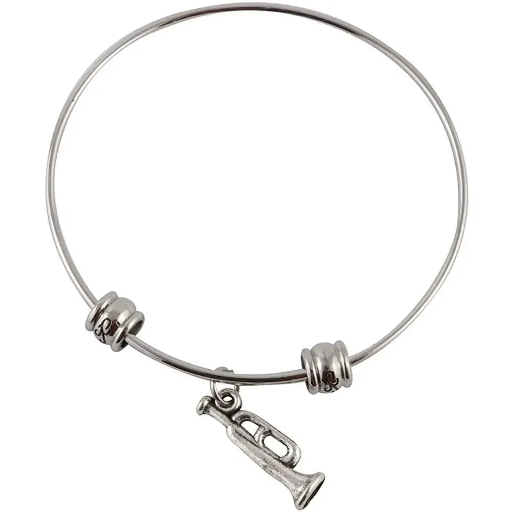 Bugle Musical Instrument Bangle Bracelet Jewelry